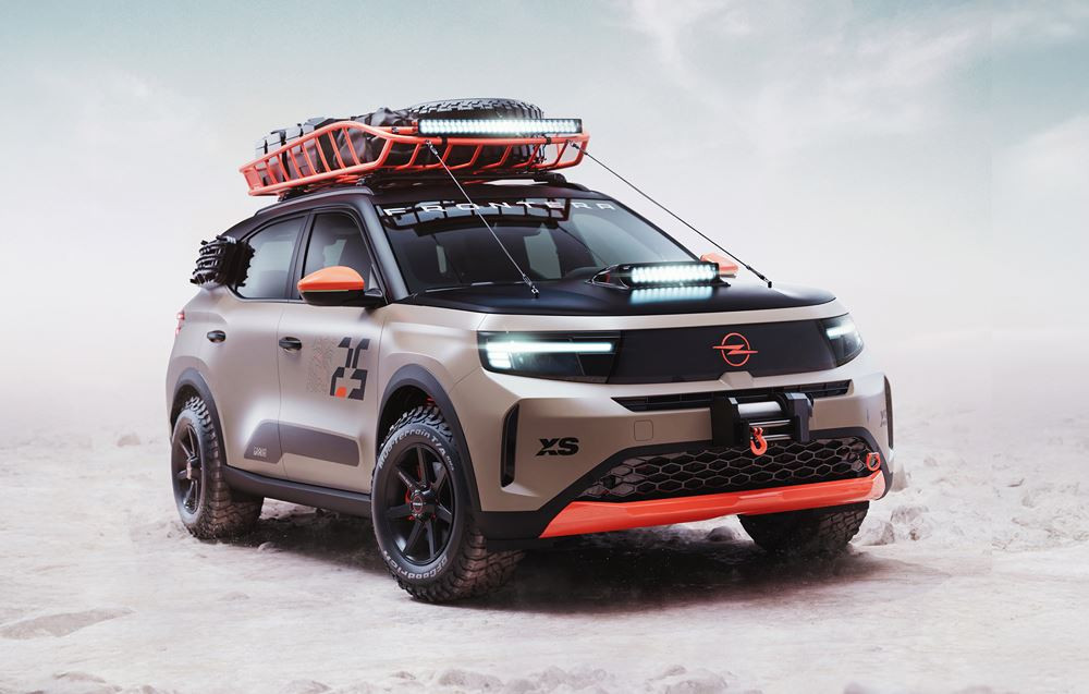 Le concept électrique Opel Frontera Gravel revendique un tempérament aventurier