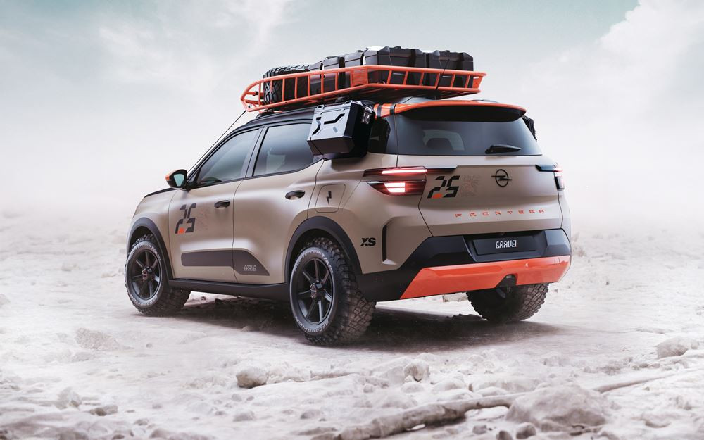 Le concept électrique Opel Frontera Gravel revendique un tempérament aventurier