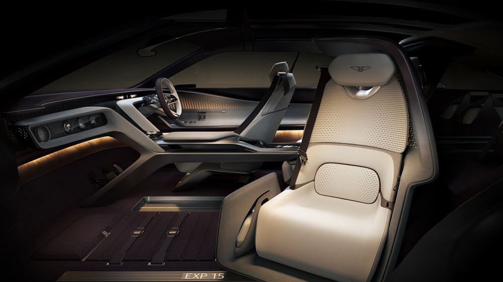 Le concept Bentley EXP 15 repose sur une architecture électrique