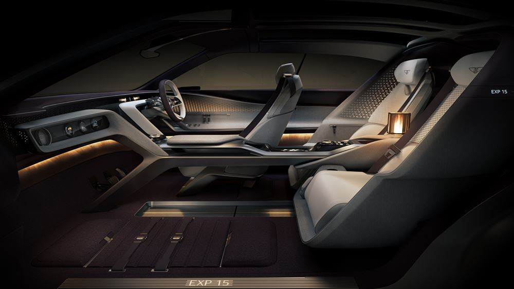 Le concept Bentley EXP 15 repose sur une architecture électrique