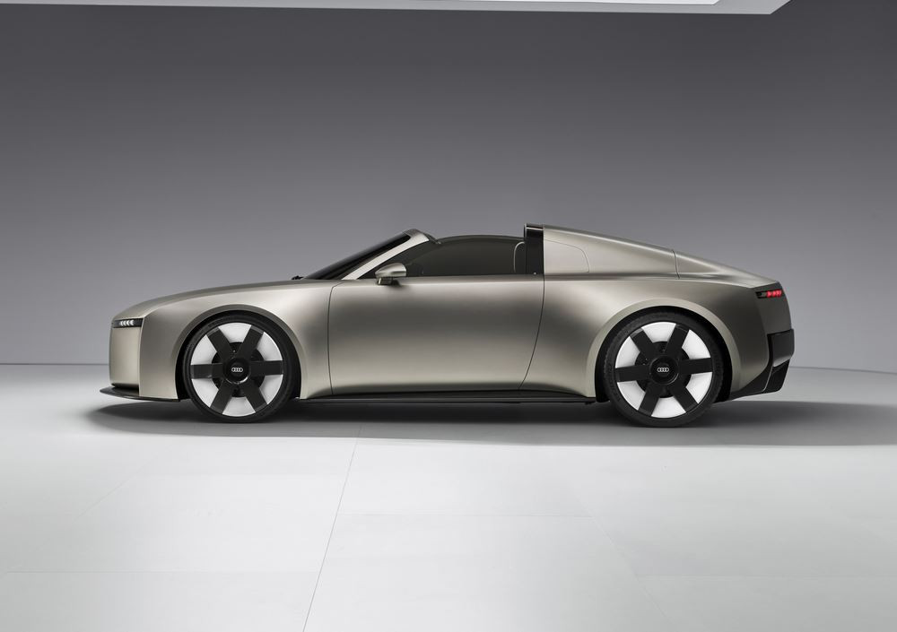 Audi Concept C : un concept de roadster biplace électrique à toit rigide rétractable