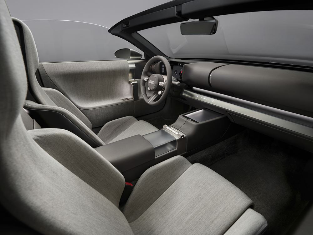 Audi Concept C : un concept de roadster biplace électrique à toit rigide rétractable