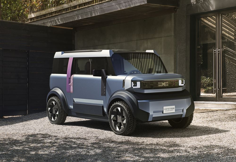 Le Dacia Hipster Concept incarne la vision Dacia de la mobilité électrique accessible