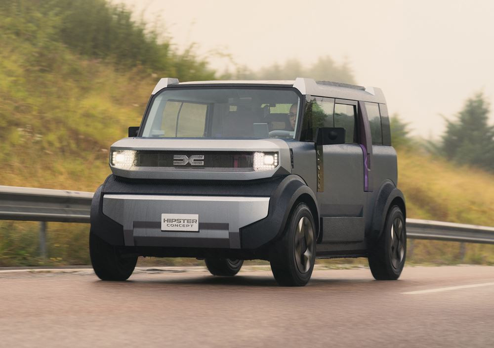 Le Dacia Hipster Concept incarne la vision Dacia de la mobilité électrique accessible