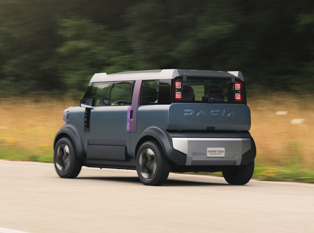 Le Dacia Hipster Concept incarne la vision Dacia de la mobilité électrique accessible