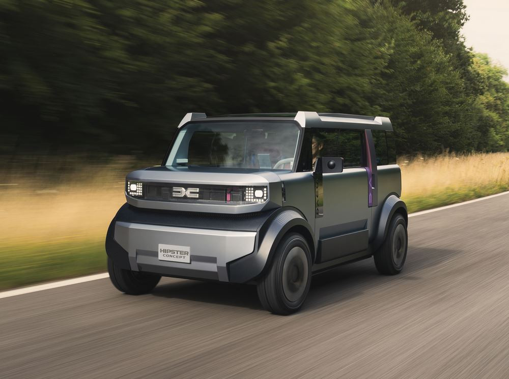 Le Dacia Hipster Concept incarne la vision Dacia de la mobilité électrique accessible