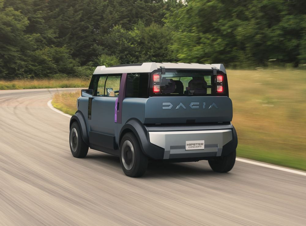 Le Dacia Hipster Concept incarne la vision Dacia de la mobilité électrique accessible