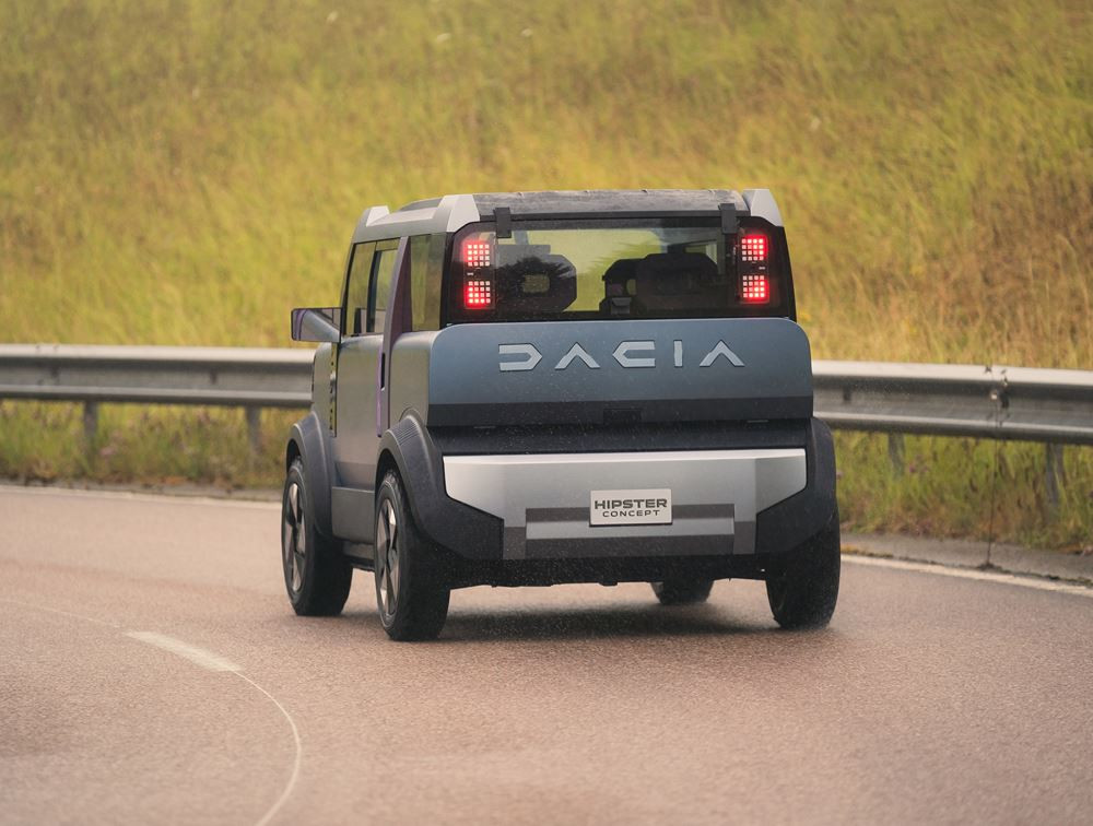 Le Dacia Hipster Concept incarne la vision Dacia de la mobilité électrique accessible