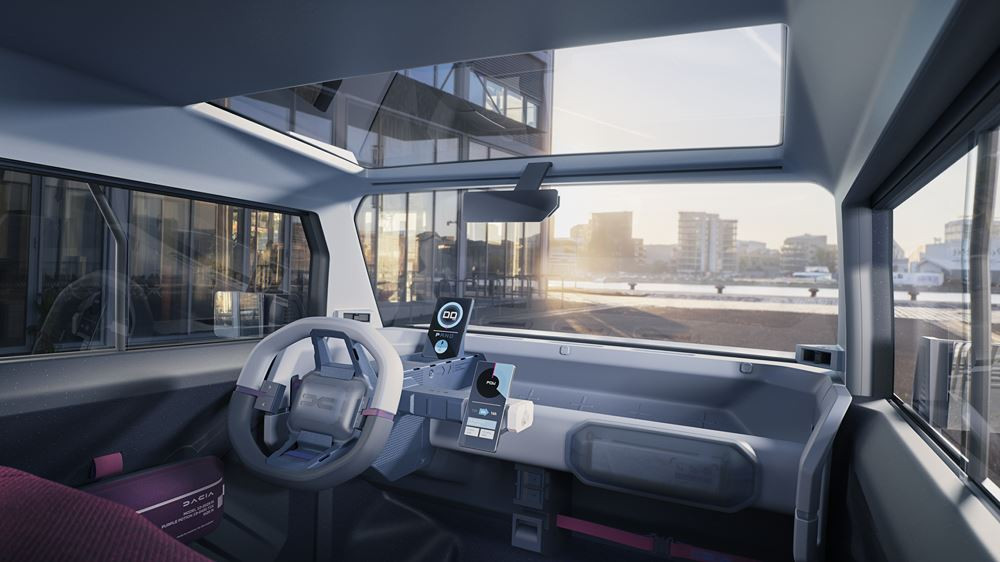 Le Dacia Hipster Concept incarne la vision Dacia de la mobilité électrique accessible