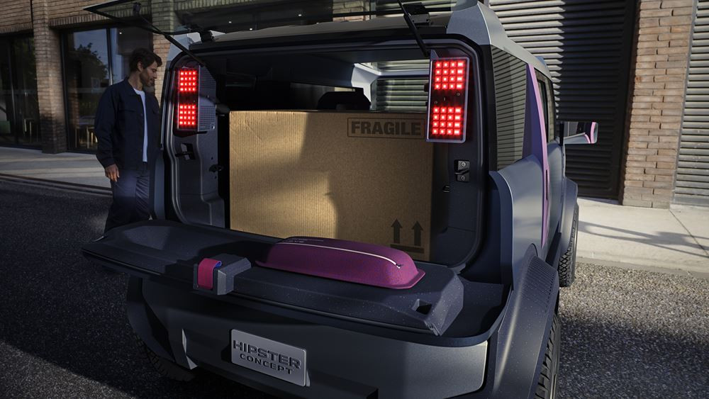 Le Dacia Hipster Concept incarne la vision Dacia de la mobilité électrique accessible