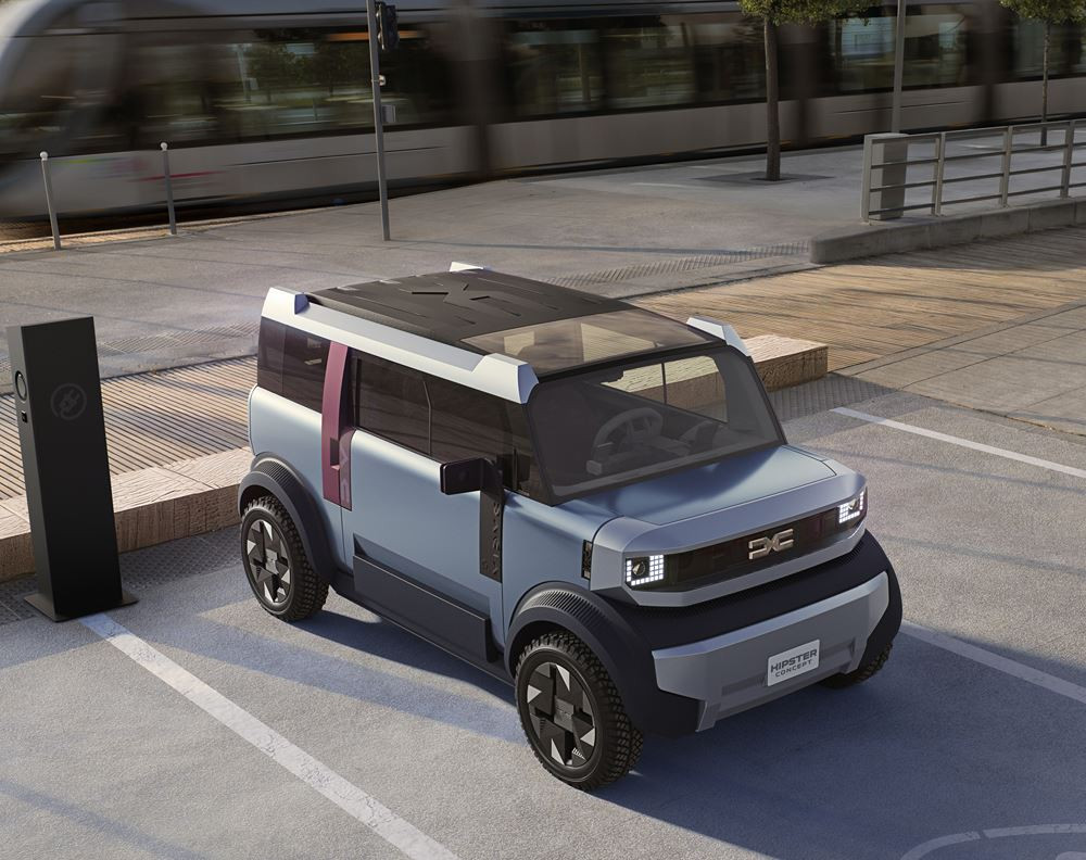 Le Dacia Hipster Concept incarne la vision Dacia de la mobilité électrique accessible