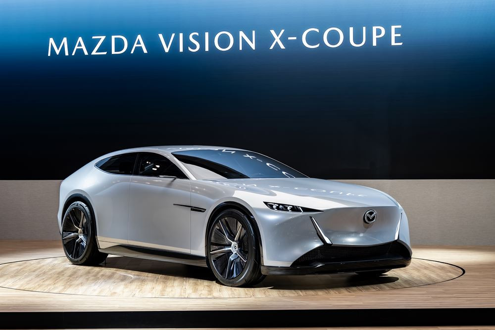 Le concept Vision X-Coupé incarne l'évolution du langage du design de Mazda