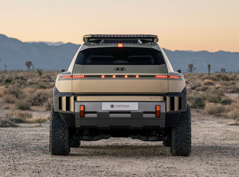 Le concept de SUV tout-terrain Hyundai Crater affiche un design futuriste robuste