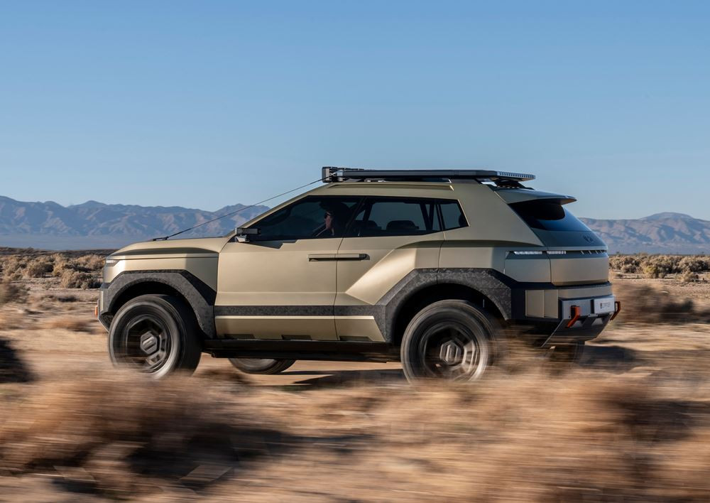 Le concept de SUV tout-terrain Hyundai Crater affiche un design futuriste robuste