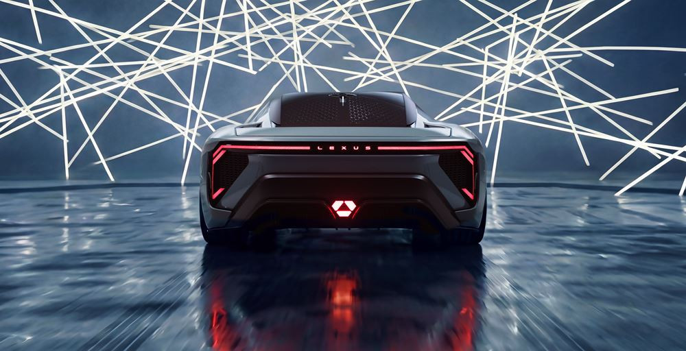 Le Lexus LFA Concept est un concept de voiture de sport électrique à batterie