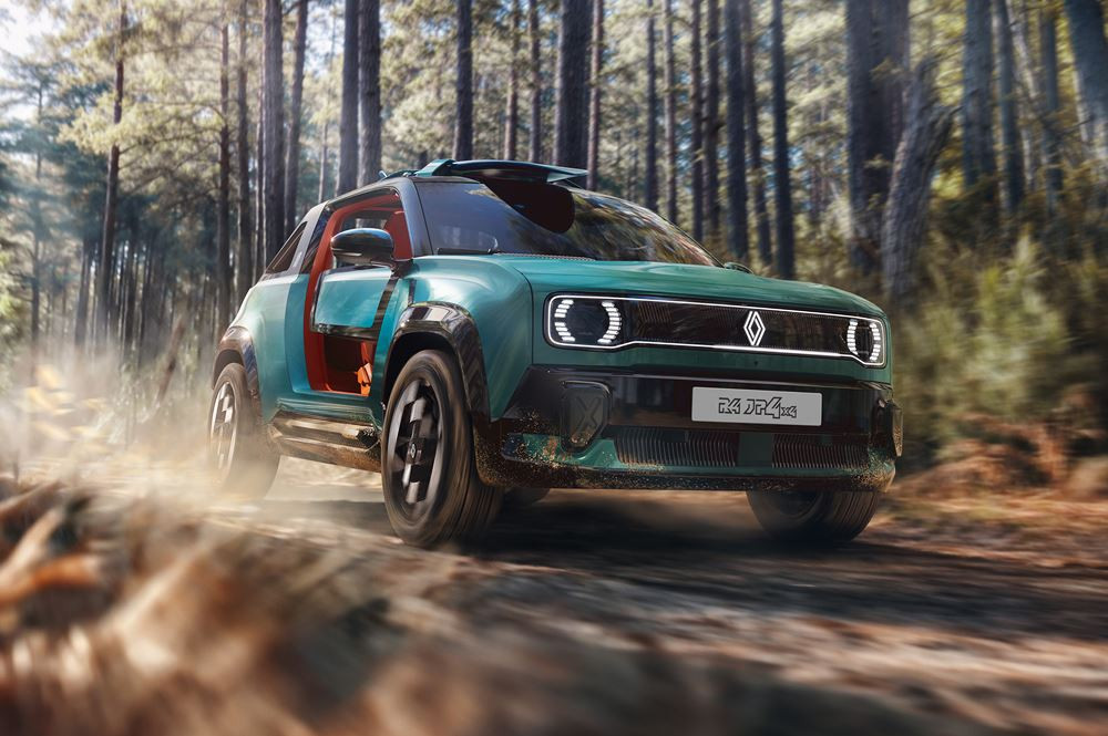 Le Renault 4 JP4x4 Concept revendique un esprit de baroudeur de loisir