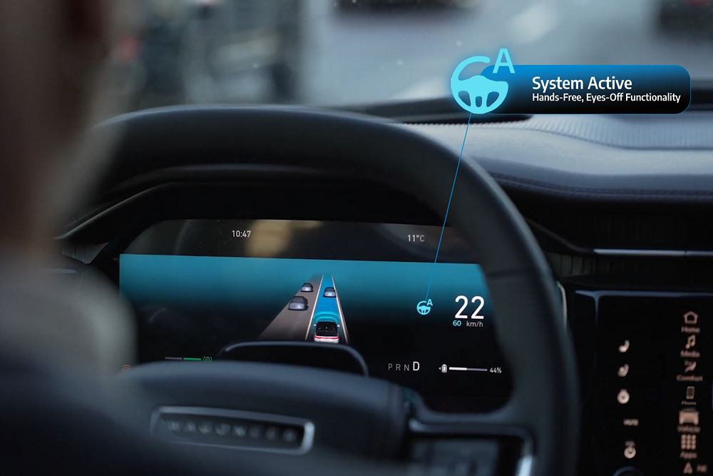 La technologie de conduite automatisée STLA AutoDrive de Stellantis permet une conduite autonome jusqu'à 60 km/h