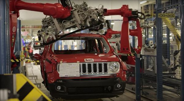 Découvrez en images l’usine de montage Fiat Chrysler de Melfi en Italie