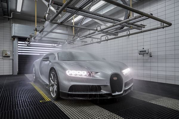 Visite au sein de l’atelier de production de la Bugatti Chiron