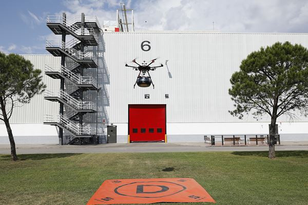 L'usine Seat de Martorell reçoit des livraisons de composants par drone