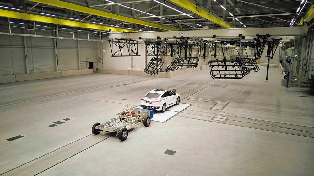 Le centre de sécurité automobile Audi permet des tests de collision à la pointe de la technologie