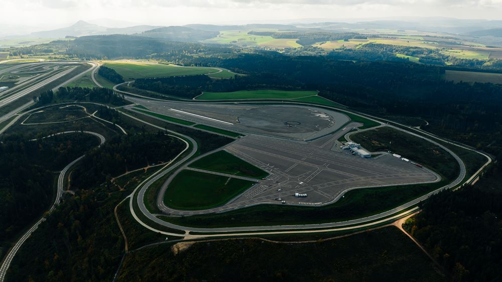 Le terrain d'essai Mercedes-Benz d'Immendingen comprend 86 kilomètres de pistes