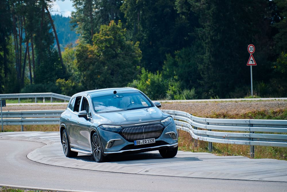 Le terrain d'essai Mercedes-Benz d'Immendingen comprend 86 kilomètres de pistes