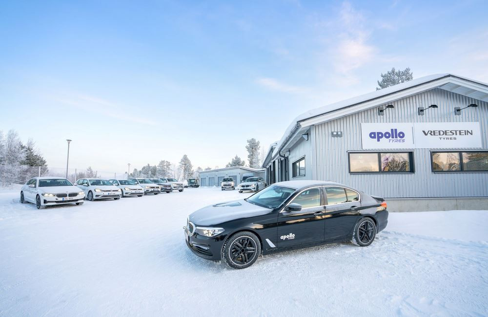 Le centre Apollo Tyres d'Ivalo en Finlande est dédié aux essais hivernaux de pneumatiques en extérieur