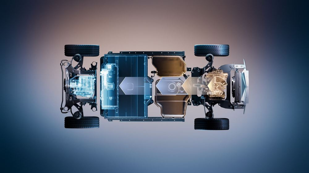 La plateforme électrique Renault RGEV Medium 2.0 est dotée d'une architecture de 800 volts