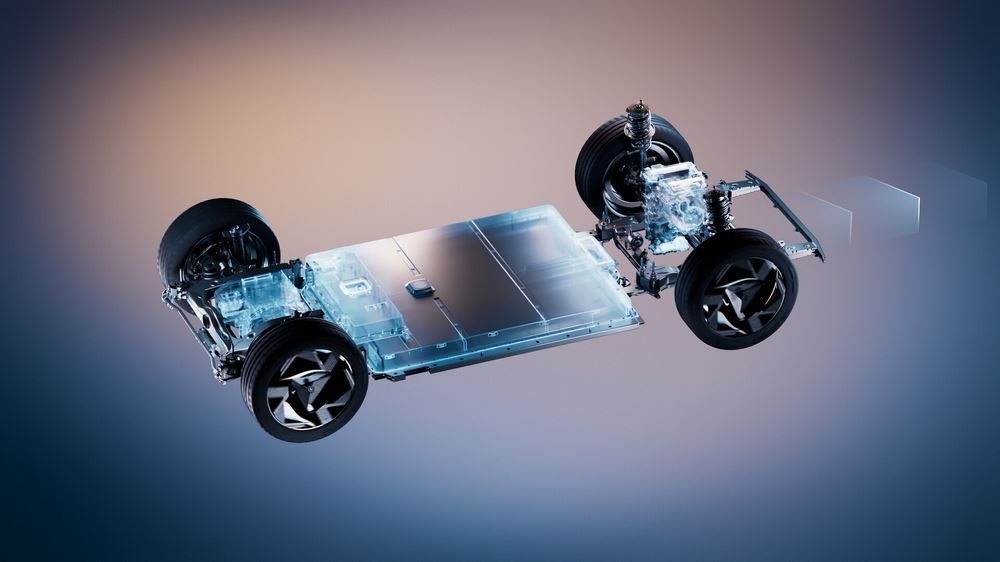 La plateforme électrique Renault RGEV Medium 2.0 est dotée d'une architecture de 800 volts