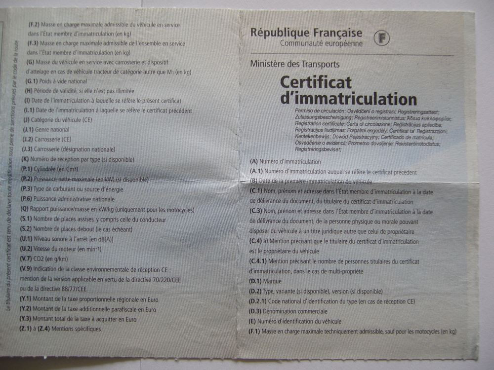 Le prix de la carte grise s'envole dans de nombreuses régions en 2025