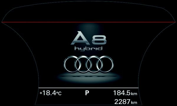 Un prototype de l'Audi A8 hybride présenté à Genève