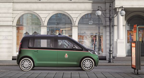 Première mondiale du concept électrique Volkswagen Taxi Milano à la foire d'Hanovre