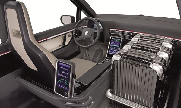 Première mondiale du concept électrique Volkswagen Taxi Milano à la foire d'Hanovre