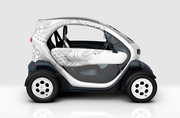 La version de série du Renault Twizy exposée au Mondial