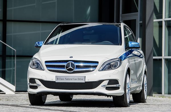Une Mercedes Classe B propulsée au gaz naturel à 115 g de CO2 au kilomètre