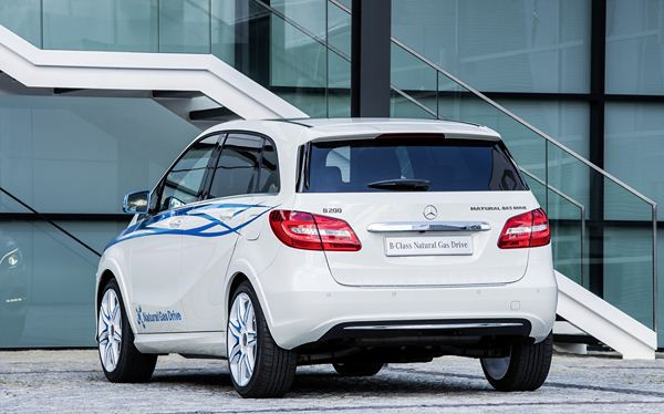 Une Mercedes Classe B propulsée au gaz naturel à 115 g de CO2 au kilomètre