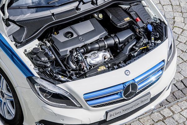Une Mercedes Classe B propulsée au gaz naturel à 115 g de CO2 au kilomètre