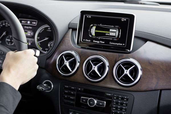 La Mercedes Classe B Electric Drive délivre un couple maximal de 340 Nm au démarrage