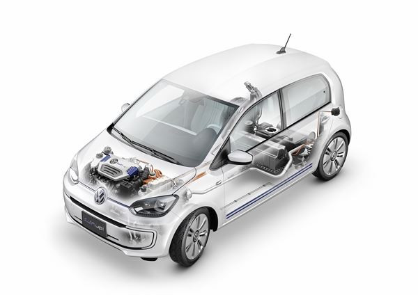 Une étude de petite citadine hybride diesel rechargeable Volkswagen économe en carburant