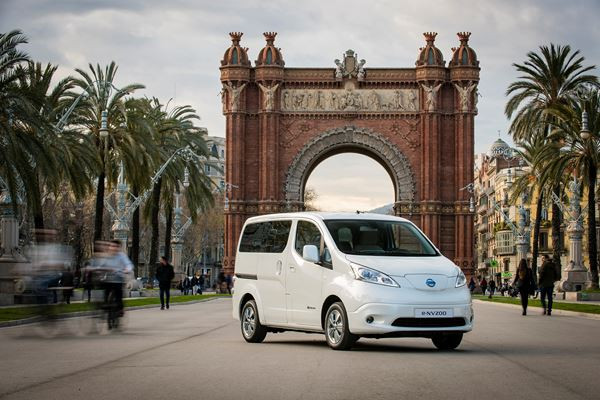 Le Nissan Evalia e-NV200 électrique se décline en version sept places