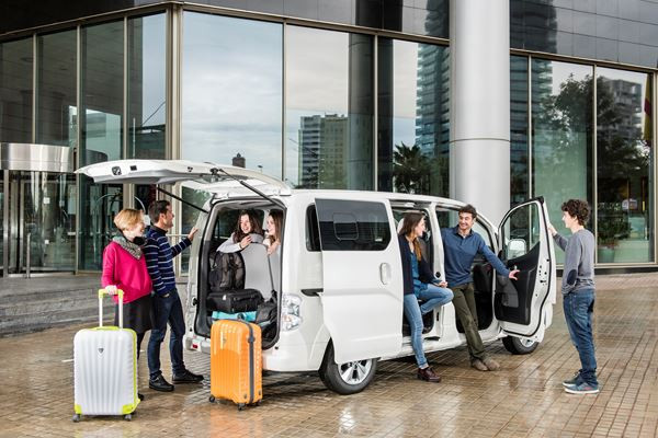 Le Nissan Evalia e-NV200 électrique se décline en version sept places