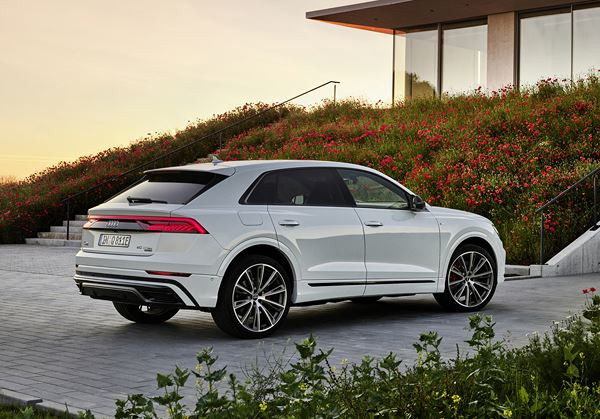 L'Audi Q8 hybride rechargeable TFSI e revendique une autonomie électrique de 47 km