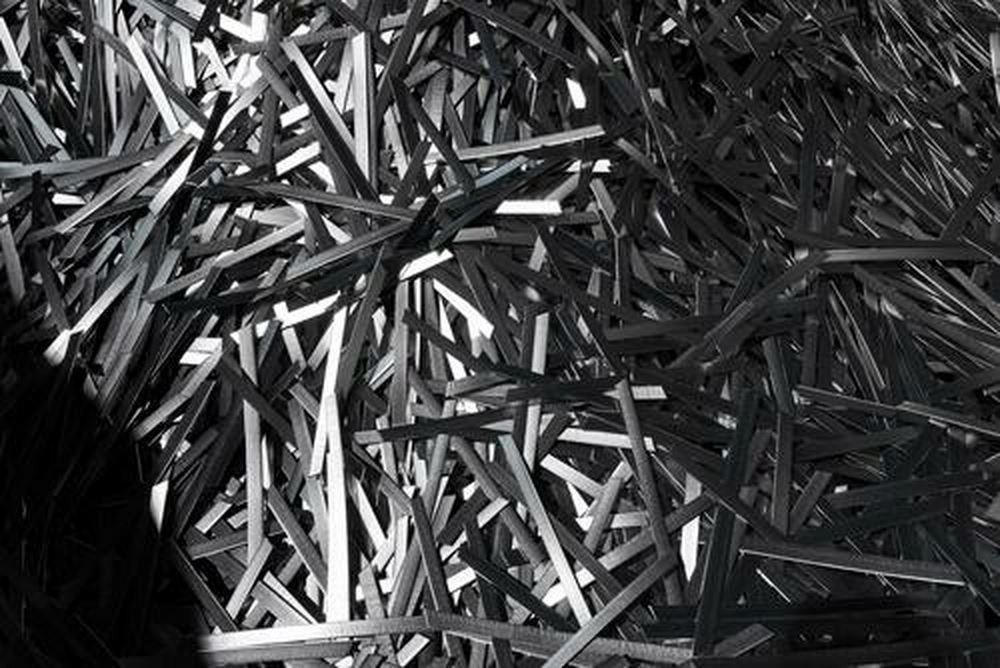 De la ferraille d'acier recyclée utilisée pour fabriquer des voitures