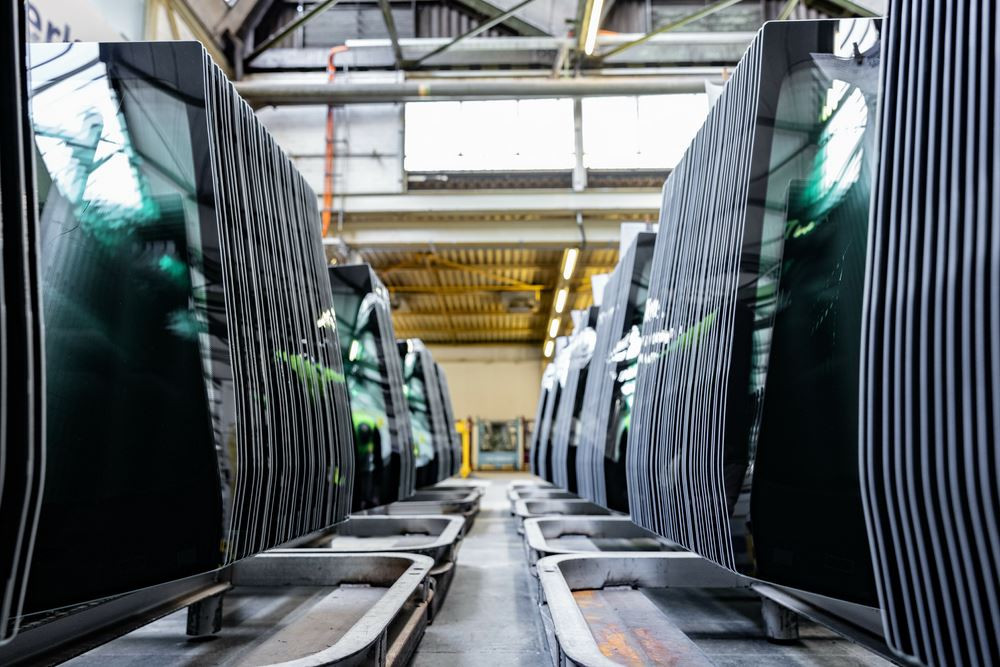 Les pare-brises de l'Audi Q4 e-tron vont intégrer du verre composé de 30 % de verre recyclé