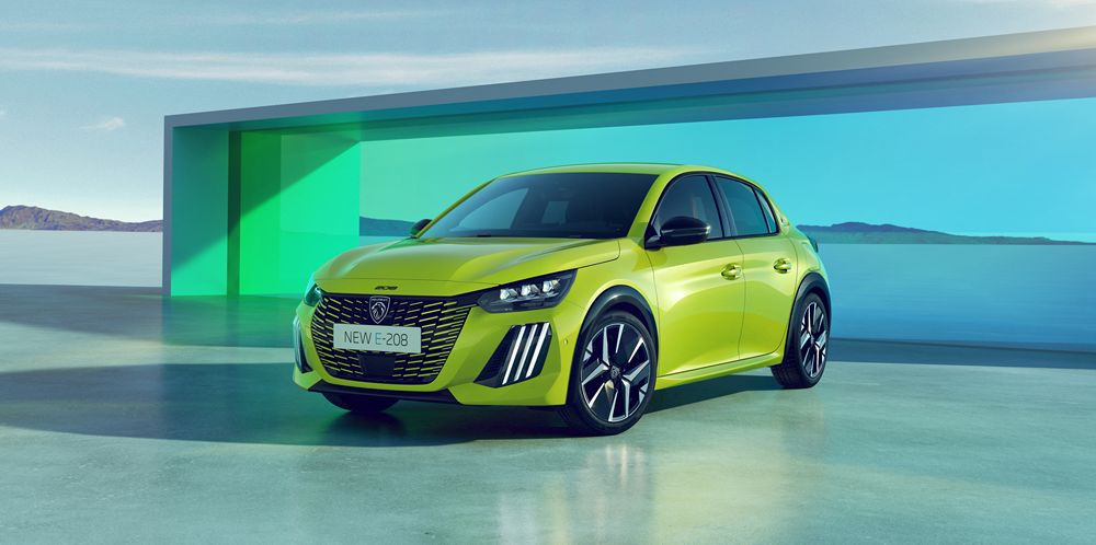 La Peugeot e-208 électrique 115 kW/156 ch propose jusqu'à 400 km d'autonomie WLTP