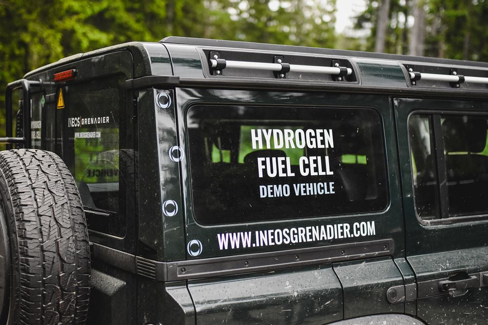 Le Grenadier alimenté à l'hydrogène de démonstration d'Ineos n'émet que de la vapeur d'eau