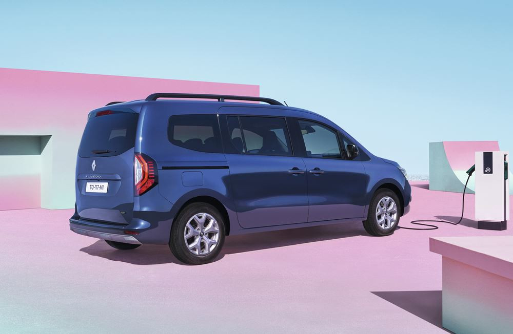 Le Renault Grand Kangoo Electrique 90 kW / 45 kWh affiche une autonomie de 265 km en cycle WLTP