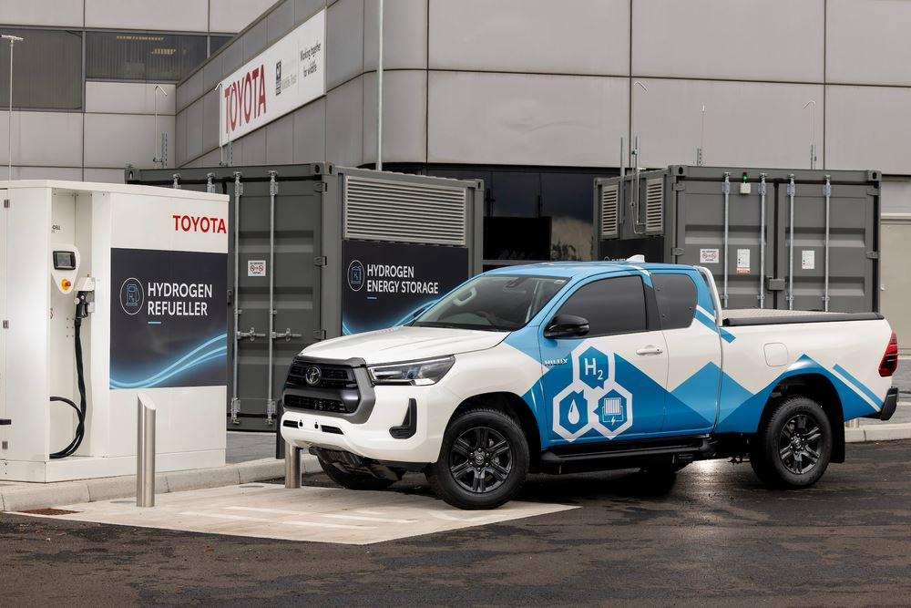 Le prototype de Toyota Hilux à pile à combustible à hydrogène affiche plus de 600 km d'autonomie