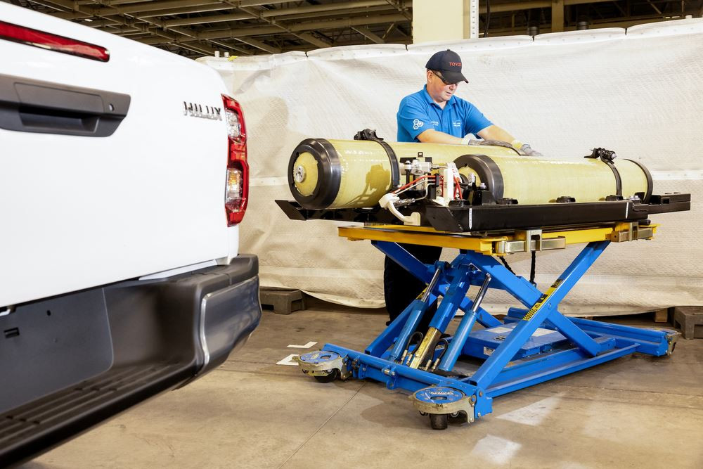 Le prototype de Toyota Hilux à pile à combustible à hydrogène affiche plus de 600 km d'autonomie